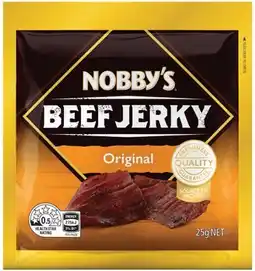 IGA Nobby’s Beef Jerky Selected Varieties offer