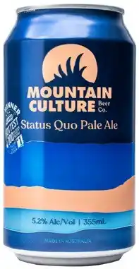 Coles Mountain Culture Status Quo Pale Ale Cans offer