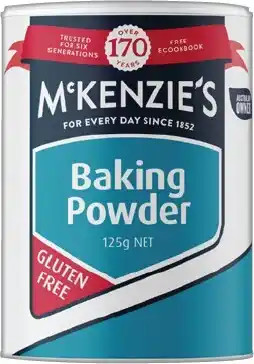 IGA McKenzie’s Baking Powder offer