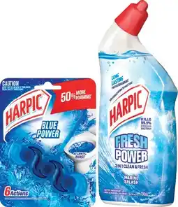 IGA Harpic Fresh Power Liquid Toilet Cleaner 700mL or Rim-Block 39g* Selected Varieties offer