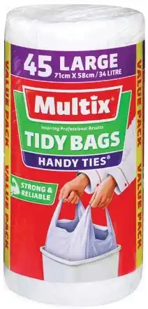 IGA Multix Bags Handy Ties Large Tidy Bags offer