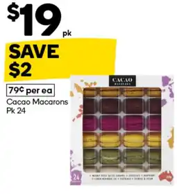 Woolworths Cacao Macarons offer