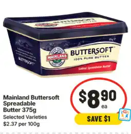 IGA Mainland Buttersoft Spreadable Butter offer