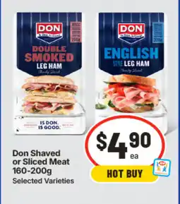 IGA Don Shaved or Sliced Meat offer