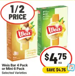 IGA Weis Bar or Mini offer