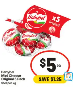 IGA Babybel Mini Cheese Original offer