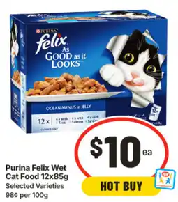 IGA Purina Felix Wet Cat Food offer