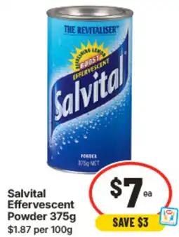 IGA Salvital Effervescent Powder offer