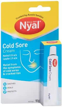 IGA Nyal Cold Sore Cream offer