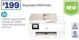 Officeworks Hp envy inspire 7931e printer offer