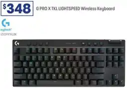 Officeworks Logitech g pro x tkl lightspeed wireless keyboard offer