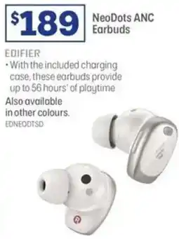 Officeworks Neodots anc earbuds offer