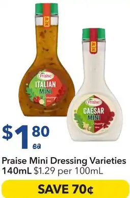 Ritchies Praise Mini Dressing offer