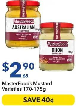 Ritchies MasterFoods Mustard offer
