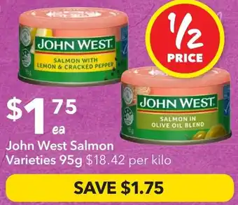 Ritchies John West Salmon offer