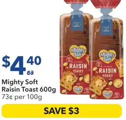 Ritchies Mighty soft raisin toast offer