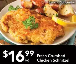 Ritchies Fresh Crumbed Chicken Schnitzel offer