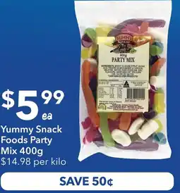 Ritchies Yummy snack foods party mix offer