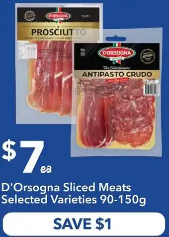 Ritchies D'Orsogna Sliced Meats offer