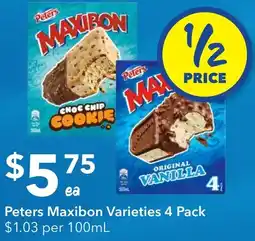 Ritchies Peters Maxibon offer