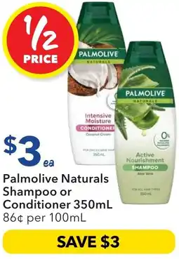 Ritchies Palmolive Naturals Shampoo or Conditioner offer