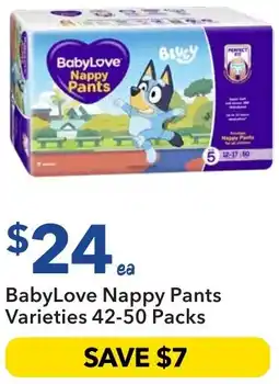 Ritchies BabyLove Nappy Pants offer