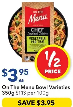 Ritchies On The Menu Bowl offer