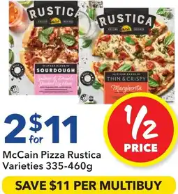 Ritchies McCain Pizza Rustica Varieties offer