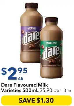 Ritchies Dare Flavoured Milk offer