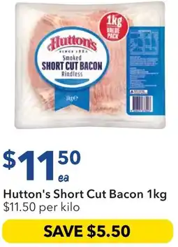 Ritchies Hutton's Short Cut Bacon offer