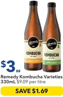 Ritchies Remedy Kombucha offer