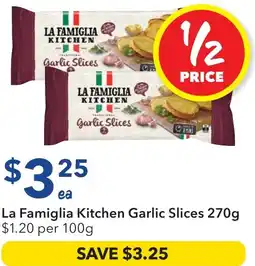 Ritchies La Famiglia Kitchen Garlic Slices offer