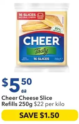 Ritchies Cheer Cheese Slice Refills offer
