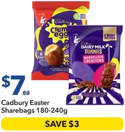 Ritchies Cadbury easter Sharebags offer