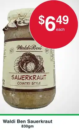 Australian Butchers Waldi Ben Sauerkraut offer