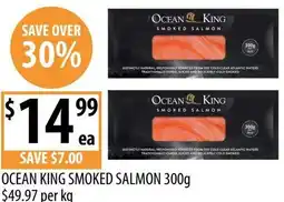 Supabarn Ocean king smoked salmon offer
