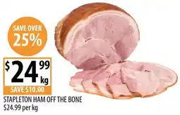 Supabarn Stapleton ham off the bone offer