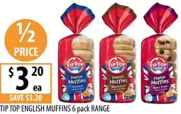 Supabarn Tip top english muffins offer