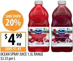 Supabarn Ocean spray juice offer