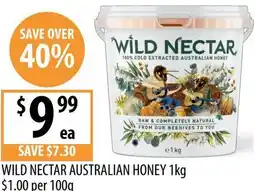 Supabarn Wild nectar australian honey offer