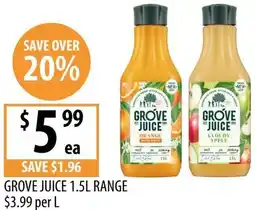 Supabarn Grove juice offer