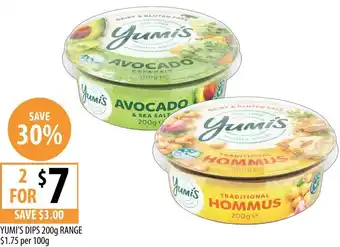 Supabarn Yumi's dips offer