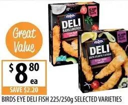 Supabarn Birds eye deli fish offer