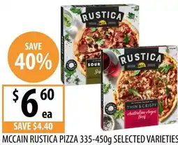 Supabarn Mccain rustica pizza offer