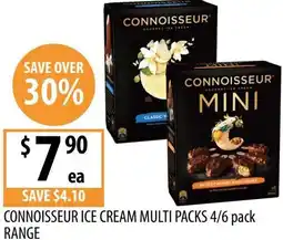 Supabarn Connoisseur ice cream multi packs offer