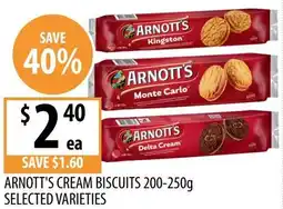 Supabarn Arnott's cream biscuits offer