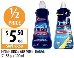 Supabarn Finish rinse aid offer