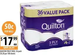 Supabarn Quilton toilet roll offer