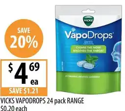 Supabarn Vicks vapodrops offer