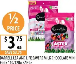 Supabarn Darrell lea and life savers milk chocolate mini eggs offer
